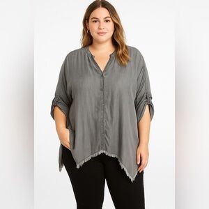 Gray Women's Top
